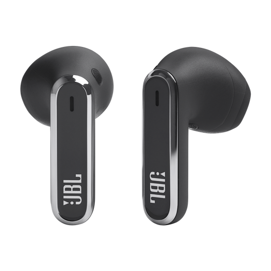 JBL Live Flex - Black - True wireless Noise Cancelling earbuds - Front